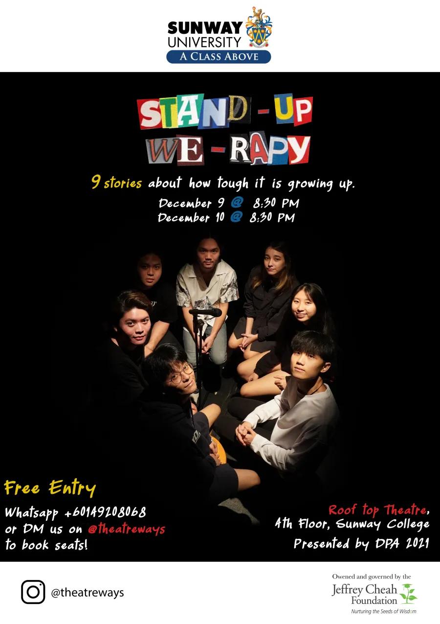 DPA FYP Theatre Project Stand-up We-rapy