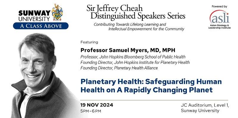 Planetary Health: Safeguarding Human Health on A Rapidly Changing Planet