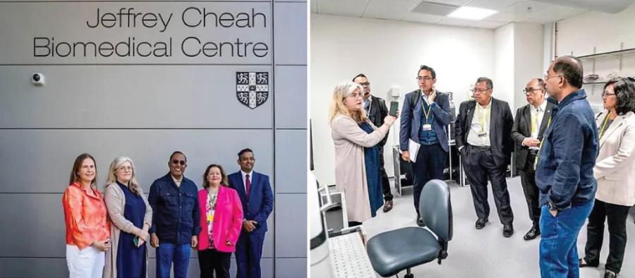 Minister of Higher Education Visits Jeffrey Cheah Biomedical Centre at University of Cambridge