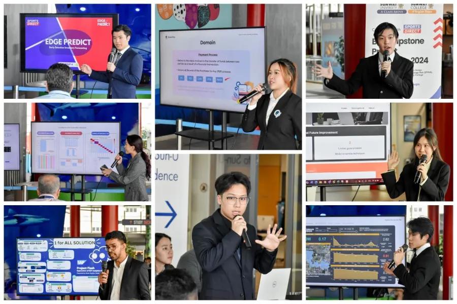 Final-year Business Analytics students presented their outstanding capstone projects at the Observation Deck, Sunway University on 17 December 2024.