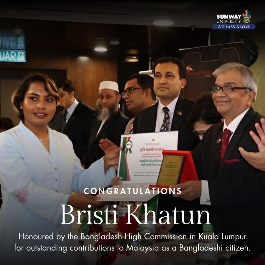 Celebrating Bristi Khatun's Contributions to Sustainable Agriculture in Malaysia