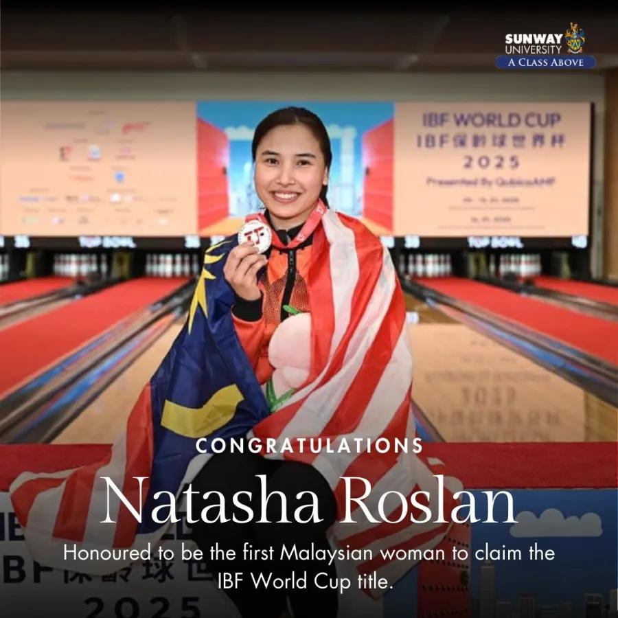 Natasha Roslan Makes IBF History