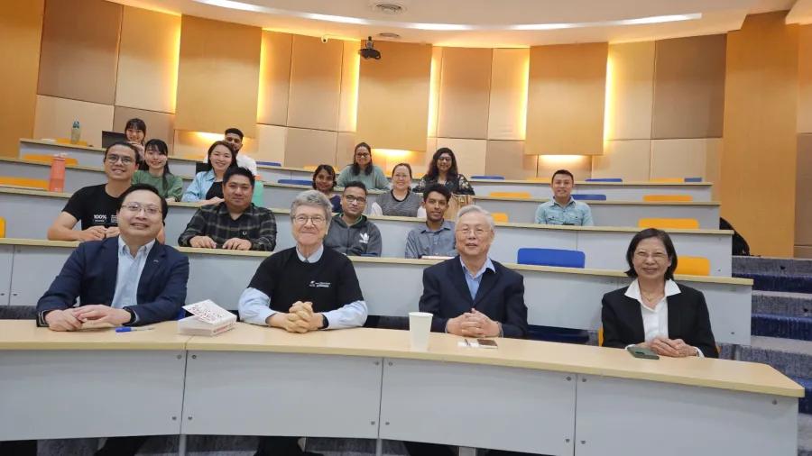 Prof. Jeffrey Sachs Shares Insights with Sustainable Development Students at Sunway