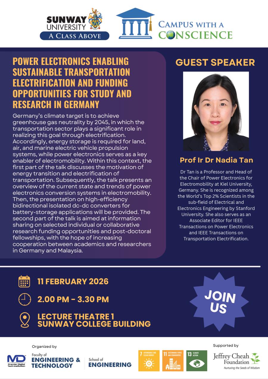 Power Electronics Enabling Sustainable Transportation Electrification and Funding Opportunities for Study and Research  in Germany