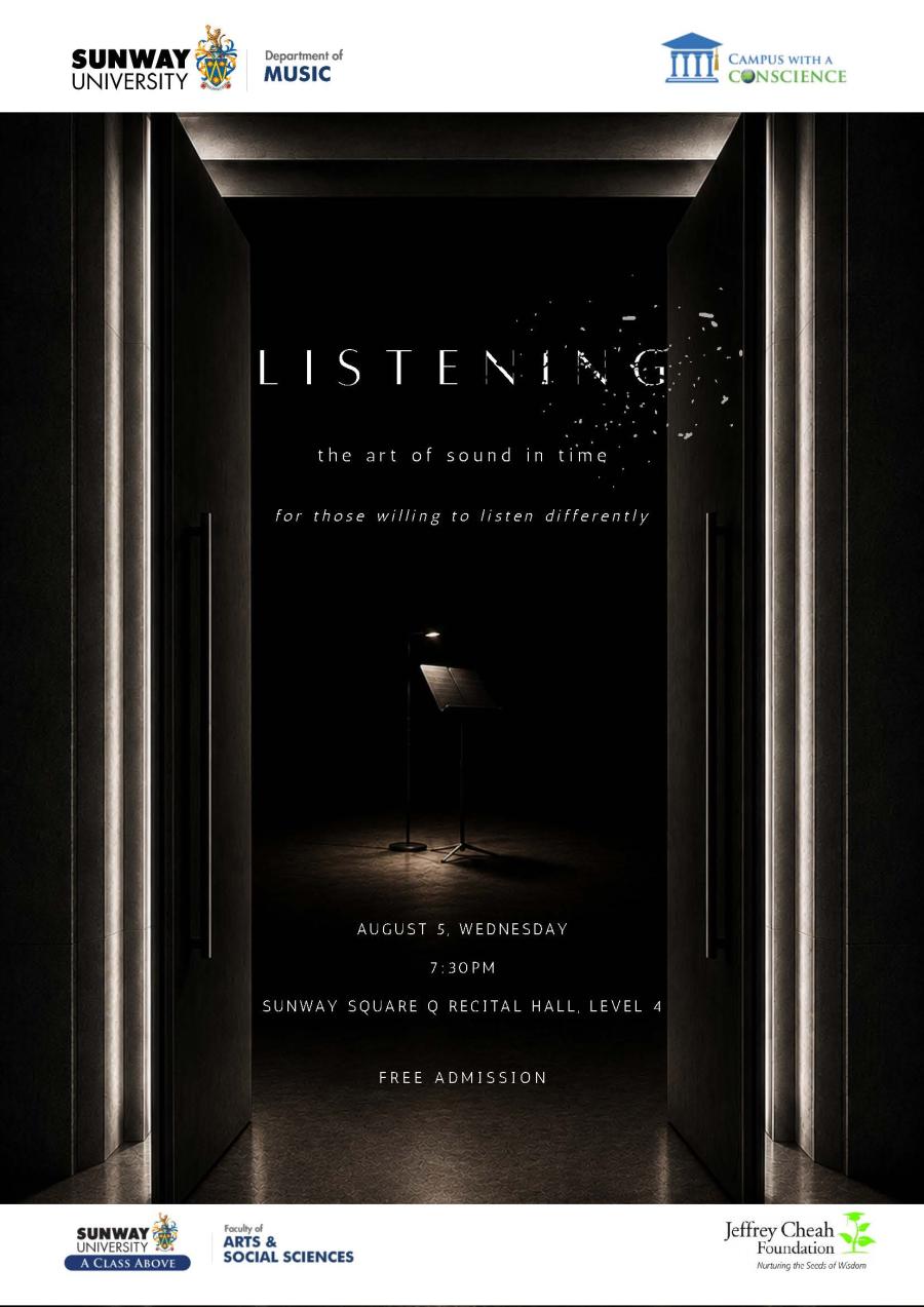 Listening poster