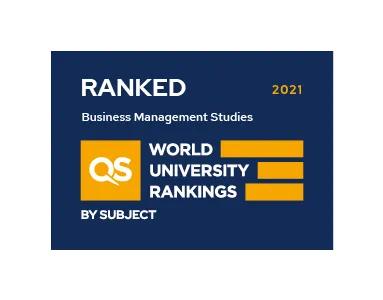 Sunway University’s Business and Management Studies is ranked, 401 – 450 in the latest QS World University Rankings by Subject 2021