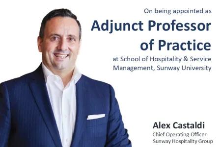 Appointment of Alex Castaldi as Adjunct Professor of Practice at SHSM