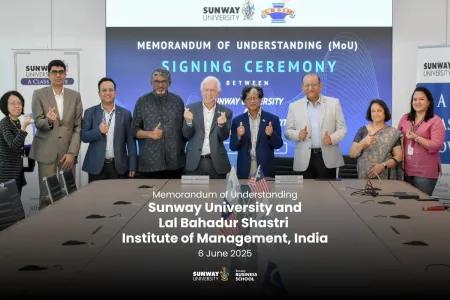Memorandum of Understanding: Sunway University and Lal Bahadur Shastri Institute of Management India