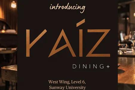 Introducing RAIZ Dining+