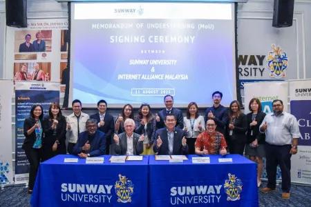 Sunway University and Internet Alliance Malaysia Forge New Collaboration