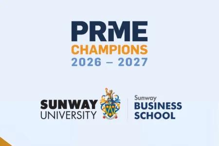Sunway Business School named PRME Champion for 2026–2027!