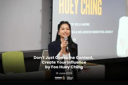 Don't Just Consume Content, Create Your Influence by Foo Huey Ching