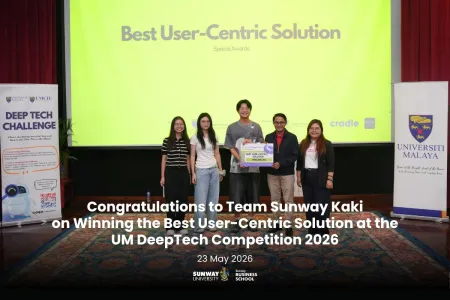 unway University Wins Best User-Centric Solution at UM DeepTech 2026