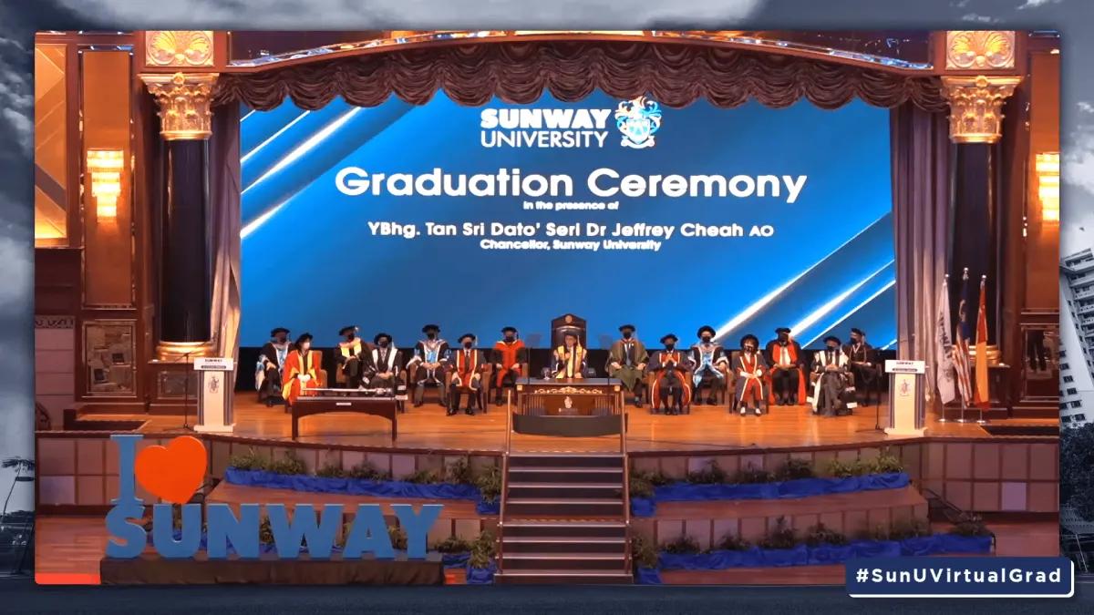 Sunway University Virtual Graduation for Class of July 2020 & February 2021