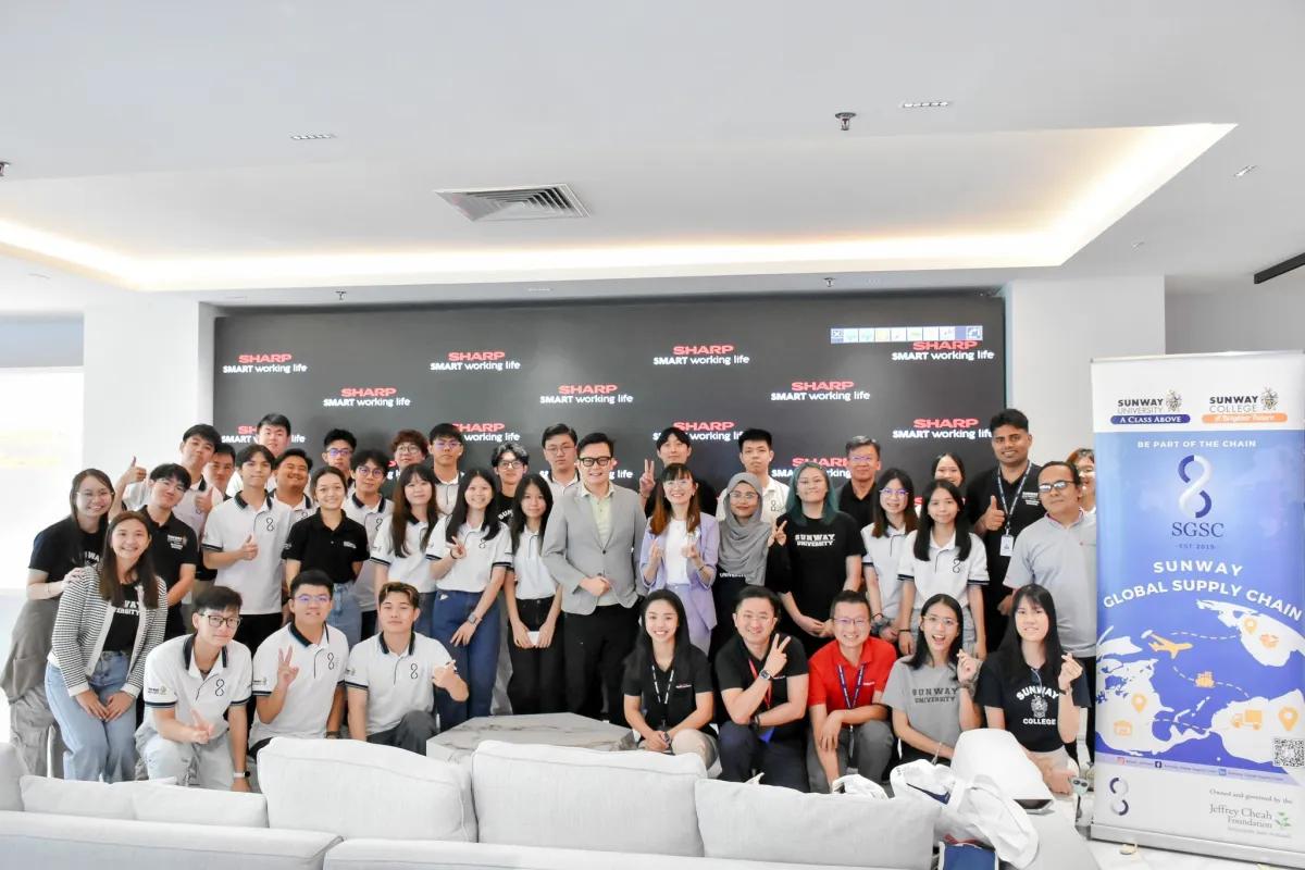 Sunway Business School Students Explore Industry Insights at Sharp Electronics Malaysia