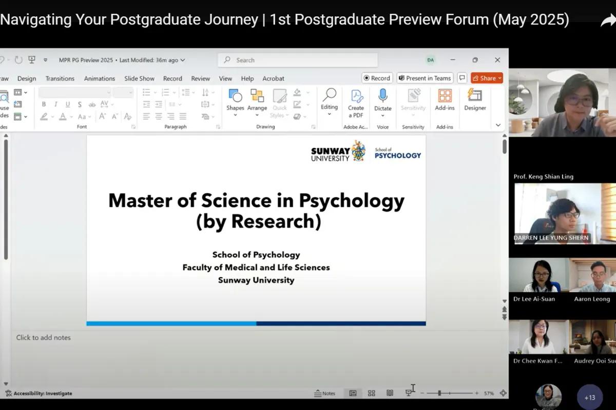 Exploring Postgraduate Pathways: Department of Psychology Hosts Preview Forum for Future Scholars