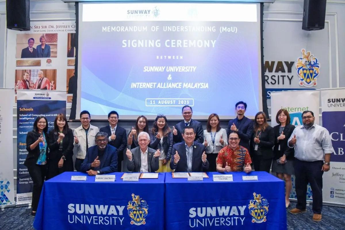 Sunway University and Internet Alliance Malaysia Forge New Collaboration