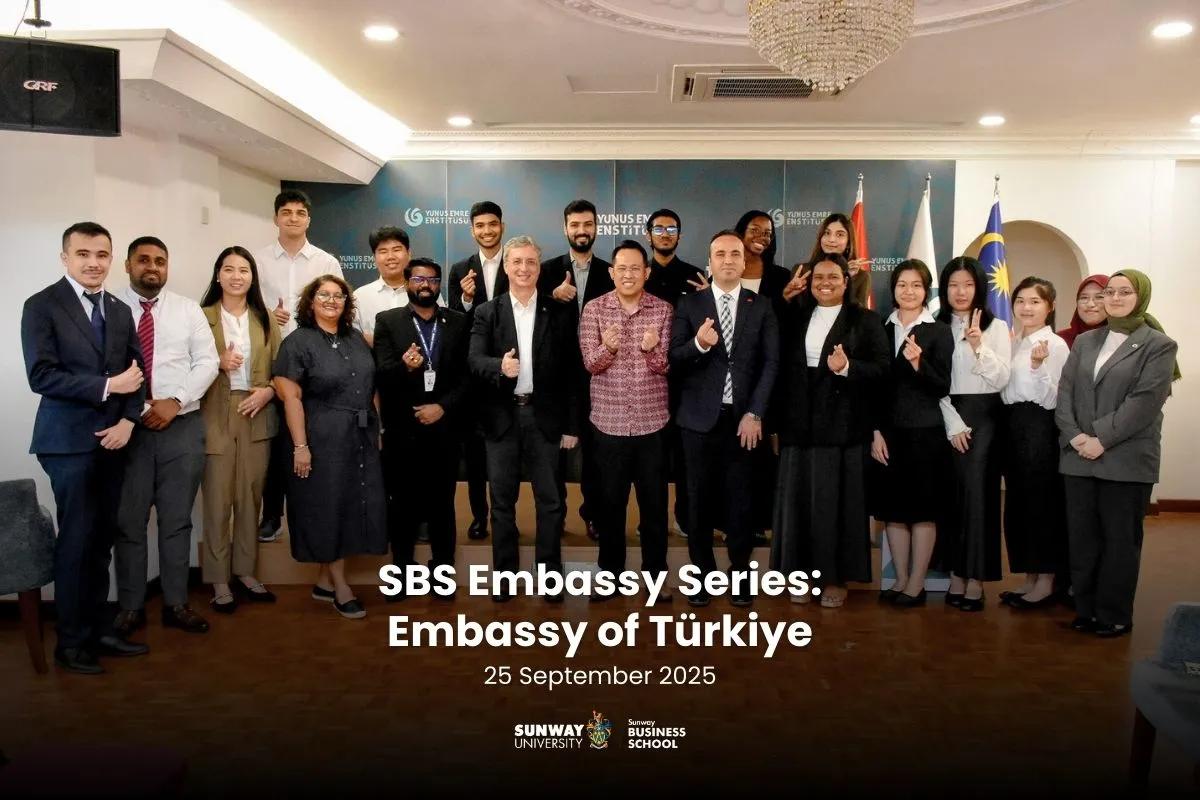 Sunway Business School Visits the Embassy of Türkiye in Malaysia