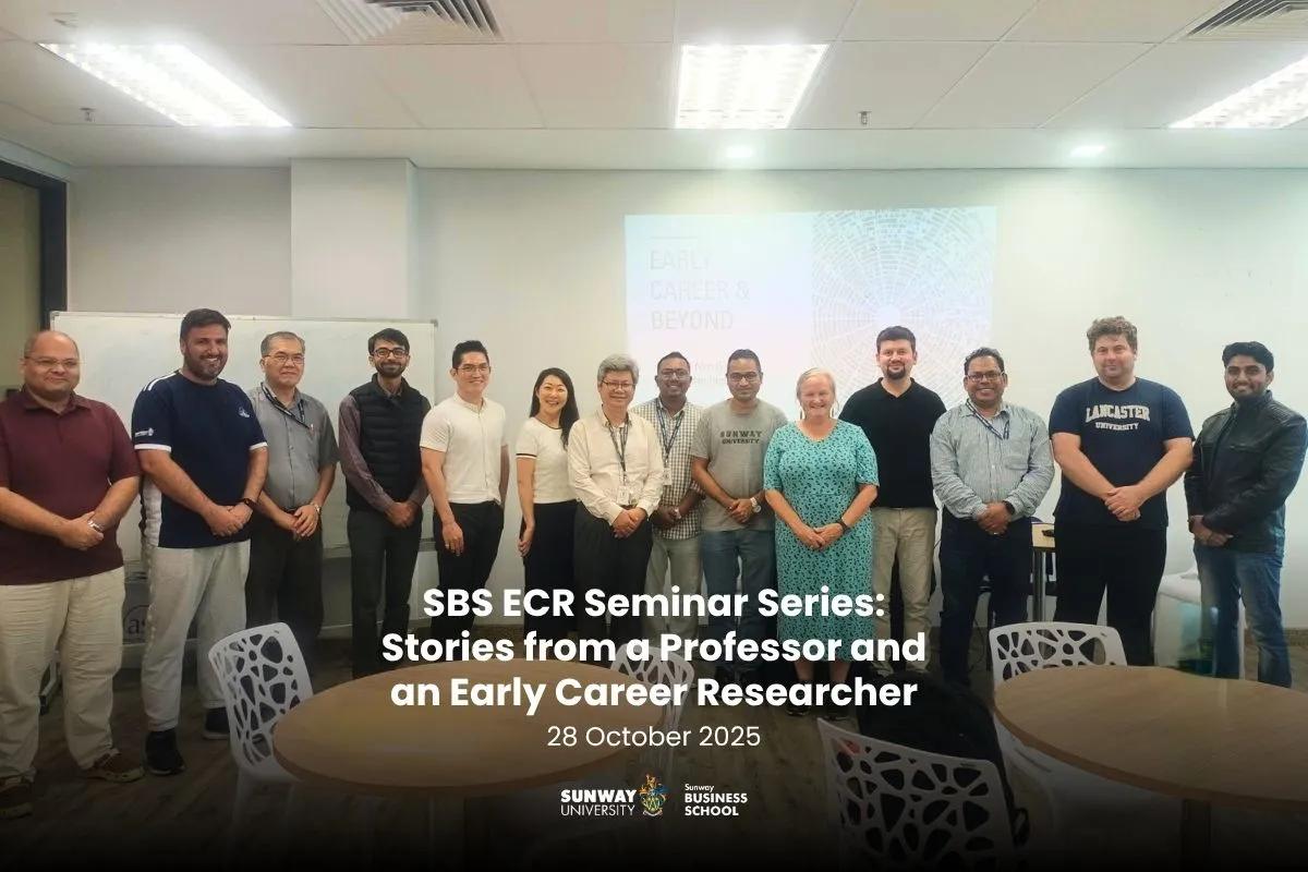 SBS ECR Seminar Series: Stories from a Professor and an Early Career Researcher