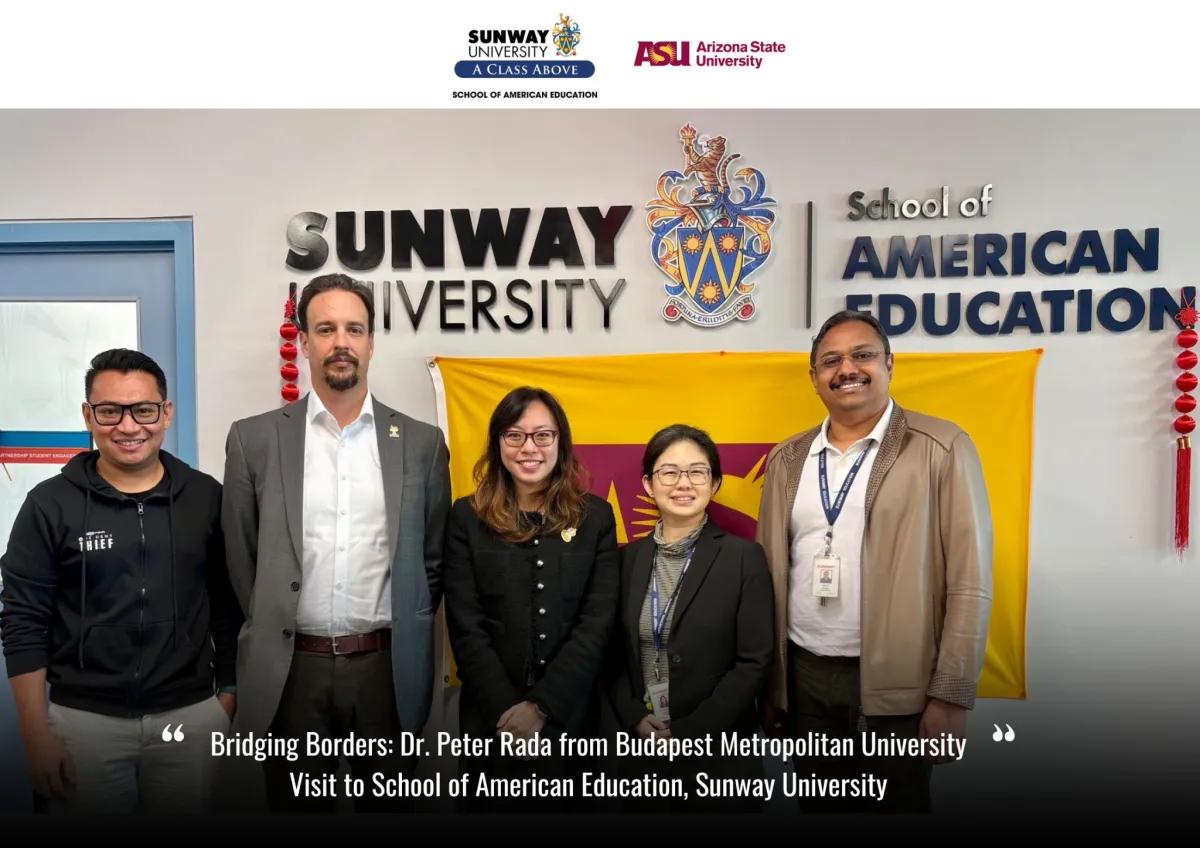 Strengthening Global Partnerships: Visit by Dr. Peter Rada from Budapesti Metropolitan Egyetem