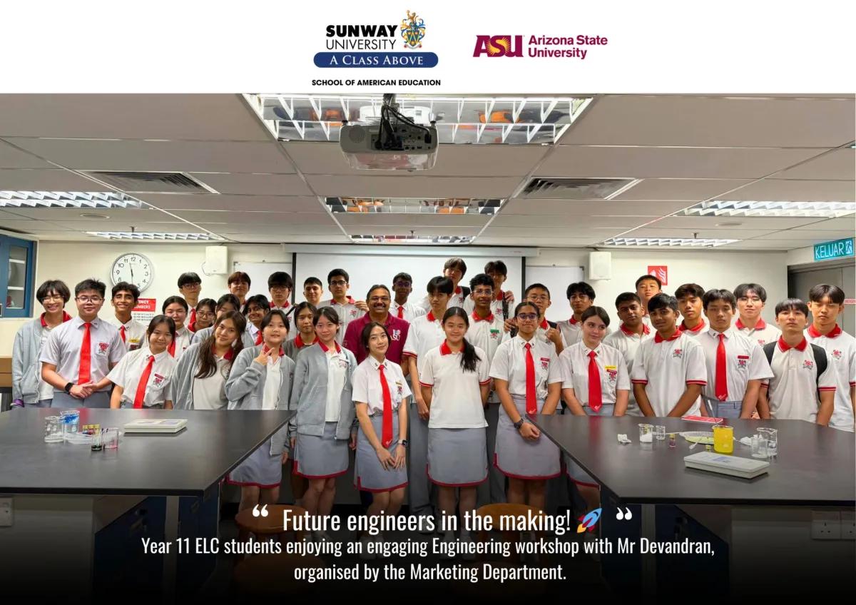 Inspiring Future Engineers & Business Leaders at Sunway University!