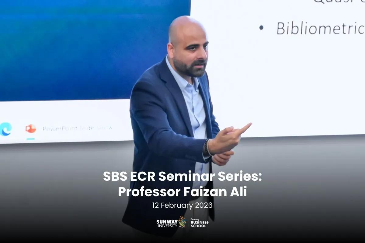 SBS ECR Seminar Series: Professor Faizan Ali