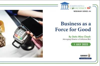 CWAC LIVE Webinar Series #4 Business as a Force for Good