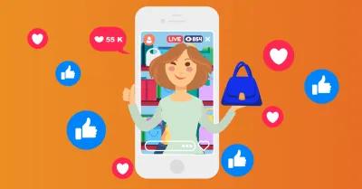 Livestream stock image