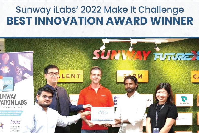Sunway iLab’s 2022 Make It Challenge – Best Innovation Award Winner