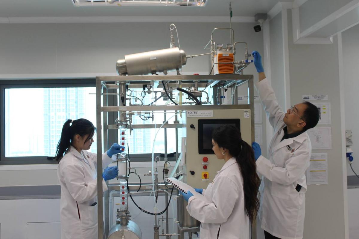 mass transfer and chemical reaction lab at sunway uni